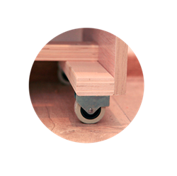 Раскладушка деревянная 200x90 см, на ламелях, нагрузка  150 кг, Основа сна MAX / цвет ВЕНГЕ - фото 97819