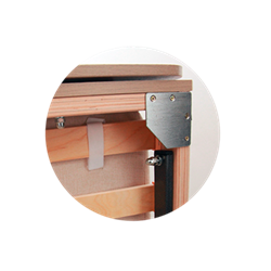 Раскладушка деревянная 200x90 см, на ламелях, нагрузка  150 кг, Основа сна MAX / цвет ВЕНГЕ - фото 97820