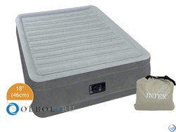 Надувная кровать Intex 67768 со встр. насосом 220В (137х191х33) - фото 98943