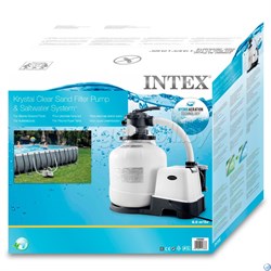 Хлоргенератор с фильтрующим насосом Intex 26680 для бассейна (10000л/ч) - фото 99920