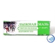 Лыжная мазь светло-зеленая t°С (-9 -25°C), масса 40г
