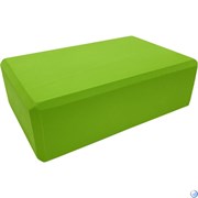 Блок для йоги полумягкий (зеленый) 223х150х76мм., из вспененного ЭВА (A25572) BE100-5
