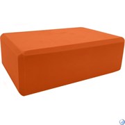 Блок для йоги полумягкий (оранжевый) 223х150х76мм., из вспененного ЭВА (A25573) BE100-6