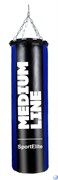 Мешок боксерский SportElite MEDIUM LINE 120см, d-34, 45кг, сине-черный