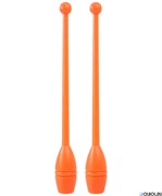Булавы для художественной гимнастики AC-01, 45 см, оранжевый