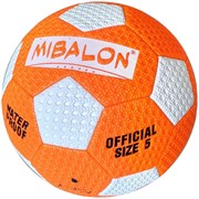 Мяч для пляжного футбола №5 (оранжевый), PVC 2.6, 310-320 гр., машинная сшивка C33389-1