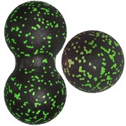 MFS-105 Набор массажных мячиков 8см + 8х16см (зеленый) (E33008)
