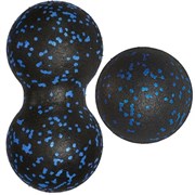 MFS-105 Набор массажных мячиков 8см + 8х16см (синий) (E33008)
