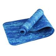Коврик для йоги ТПЕ 183х61х0,6 см (синий гранит) (B34519) TPEM6-100