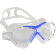 E33183-1 Очки полумаска для плавания взрослая (силикон) (синие)