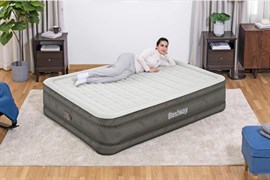 Надувная кровать Bestway 69050 двуспальная со встр. насосом 220В (152х203х46)
