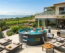 Надувной SUP-бассейн IPOOLGO 300 х 130 см / песочный фильтр, лестница, переходники, песок / 3012PRO