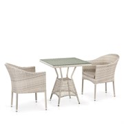 Комплект плетеной мебели T706Y350-W85 2Pcs Latte