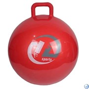 Мяч-попрыгун GB65 с ручкой (65см, красный)