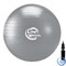 Мяч гимнастический 1868LW (85см, антивзрыв, с насосом, серебро) - фото 102170
