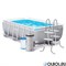 Каркасный бассейн Intex 26784 + фильтр-насос, лестница (300х175х80см)