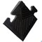 Уголок резиновый для коврика, чёрный, 20 мм MB-MatB-Cor20 - фото 106639
