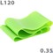 Эспандер ТПЕ лента для аэробики 120 см х 15 см х 0,35 мм. (зеленый) MTPR/L-120-35 - фото 107097