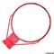 Кольцо баскетбольное DFC R1 45см (18") оранж./красное +сетка - фото 111099