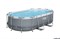 Каркасный бассейн на опорах Power Steel Bestway 56620 + фильтр-насос, лестница ( 427х250х100) - фото 112156