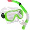 E33109-2 Набор для плавания юниорский маска+трубка (ПВХ) (зеленый) - фото 114194