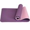 Коврик для йоги ТПЕ 183х61х0,6 см (фиолетово/розовый) E33579 - фото 116045