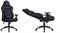 Кресло игровое Cactus CS-CHR-130 цвет: черный, обивка: эко.кожа, крестовина: металл, пластик черный - фото 117706