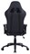 Кресло игровое Cactus CS-CHR-030BLS цвет: черно-серебристый, обивка: эко.кожа, крестовина: металл пластик черный - фото 117719