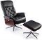 Массажное кресло /TV-кресло Calviano 95 с пуфом (черное, массаж) - фото 117975