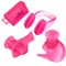 Комплект для плавания беруши и зажим для носа (розовые) C33425-4 - фото 118047