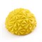 Полусфера массажная круглая надувная (желтая) (ПВХ) d-16,5см C33512-4 - фото 118356