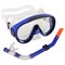 E39246-1 Набор для плавания юниорский маска+трубка (ПВХ) (синий) - фото 118575