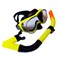 E39247-3 Набор для плавания взрослый маска+трубка (ПВХ) (желтый) - фото 118581