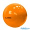 Мяч для художественной гимнастики однотонный, d=19 см (оранжевый) - фото 119046