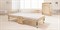 Двуспальная деревянная раскладушка Основа сна (120x200см) ДУБ - фото 119081
