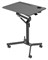 Стол для ноутбука Cactus VM-FDS101B столешница МДФ черный 70x52x105см (CS-FDS101BBK) - фото 121924