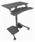 Стол для ноутбука Cactus VM-FDS108 столешница МДФ черный 71x39.2x110см (CS-FDS108BBK) - фото 121947