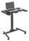 Стол для ноутбука Cactus VM-FDE101 столешница МДФ черный 80x60x123см (CS-FDE101BBK) - фото 121961