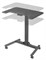 Стол для ноутбука Cactus VM-FDE101 столешница МДФ черный 80x60x123см (CS-FDE101BBK) - фото 121963
