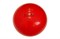 Мяч для художественной гимнастики однотонный, d=15 см (красный с блестками)