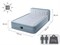 Надувная двуспальная кровать Intex 64450со спинкой, вст. насос 220v (152Х236Х86) - фото 130549