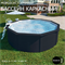 Морозоустойчивый бассейн MAGIC POOL / 300х132 см / скиммер, тент, подложка / цвет графит / PR3013G - фото 130603