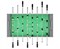 Игровой стол - футбол DFC 55" 140 x 70 см RQ22012 - фото 132359