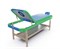 Массажный стационарный стол DFC NIRVANA, SUPERIOR2, дерев. ножки, 2 секции, цвет бирюз.с зелен. TS200 / 192х71х86 см - фото 133033