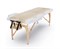 Массажный стол DFC NIRVANA, Relax, дерев. ножки, цвет бежевый + кремовый TS2021D_BC / 186х70х84 см - фото 133247