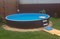 Морозоустойчивый бассейн Лагуна 2,5 х 1,25м- коричневый, пленка мрамор 0/4 мм / +скиммер - фото 133950