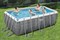 Bestway 56722 / Прямоугольный каркасный бассейн  412х201х122 см + фильтр-насос, лестница - фото 135367