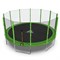 Батут DFC Trampoline Fitness 14ft наружн.сетка, св.зел. (427см) 14FT-TR-LG - фото 135702
