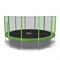 Батут DFC Trampoline Fitness 14ft наружн.сетка, св.зел. (427см) 14FT-TR-LG - фото 135705