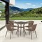 Комплект плетеной мебели T282BNT/Y137C-W56 Light Brown 4Pcs - фото 136682